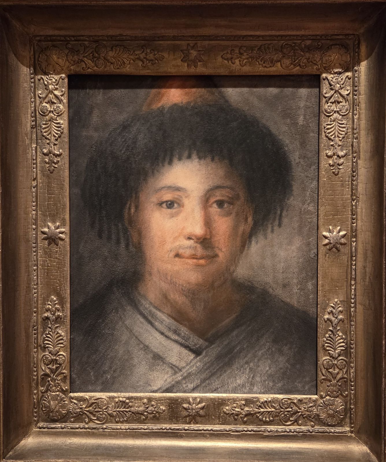 Иоганн Кассель Портрет хана Абулхаира. 1735 пергамент, пастель