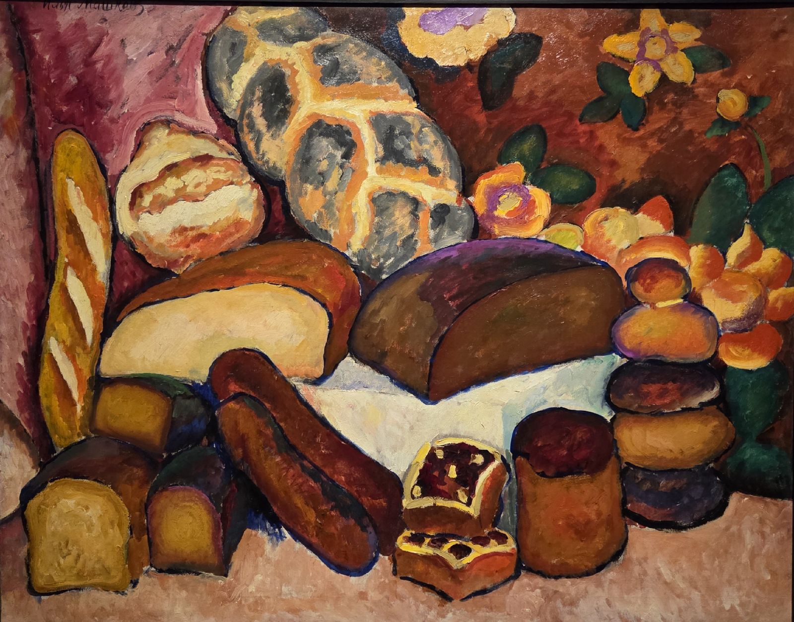Илья Машков. Хлебы. 1912 холст, масло