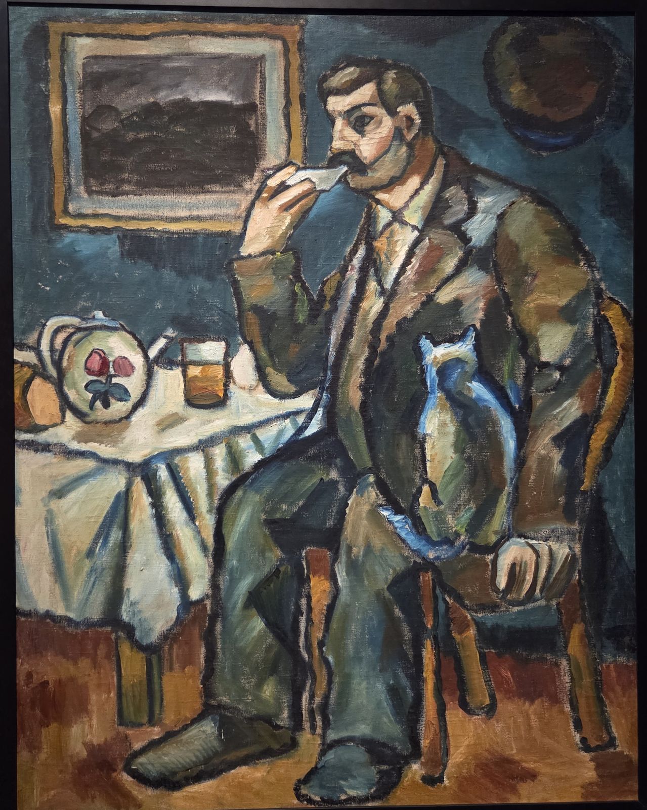 Алексей Моргунов. Чаепитие 1911 холст, масло