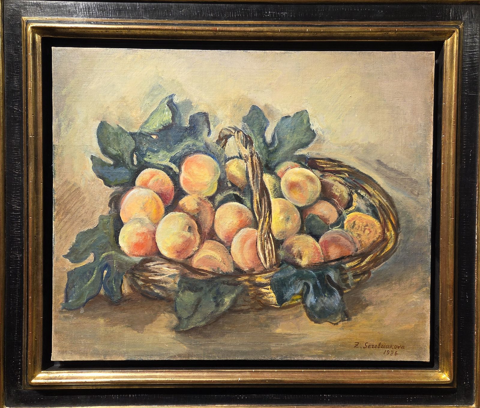 Персики. 1936 г. холст, масло